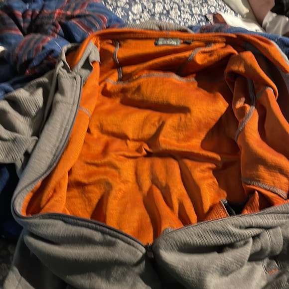 XXL Eddie Bauer Light Gray Hoodie - Picture 7 of 8